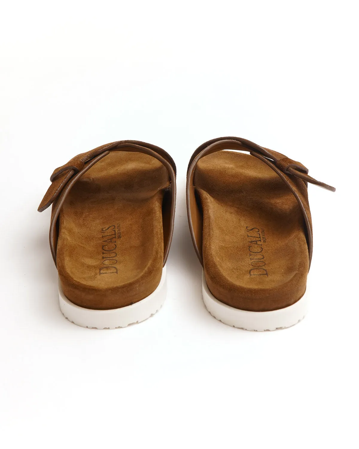 'Rafael' Crossed Suede Sandals